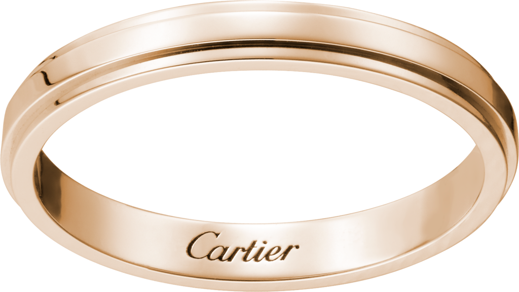 Cartier d'Amour wedding ringRose gold