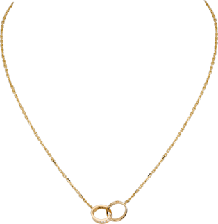 <span class='lovefont'>A </span> necklace, diamonds Yellow gold, diamonds