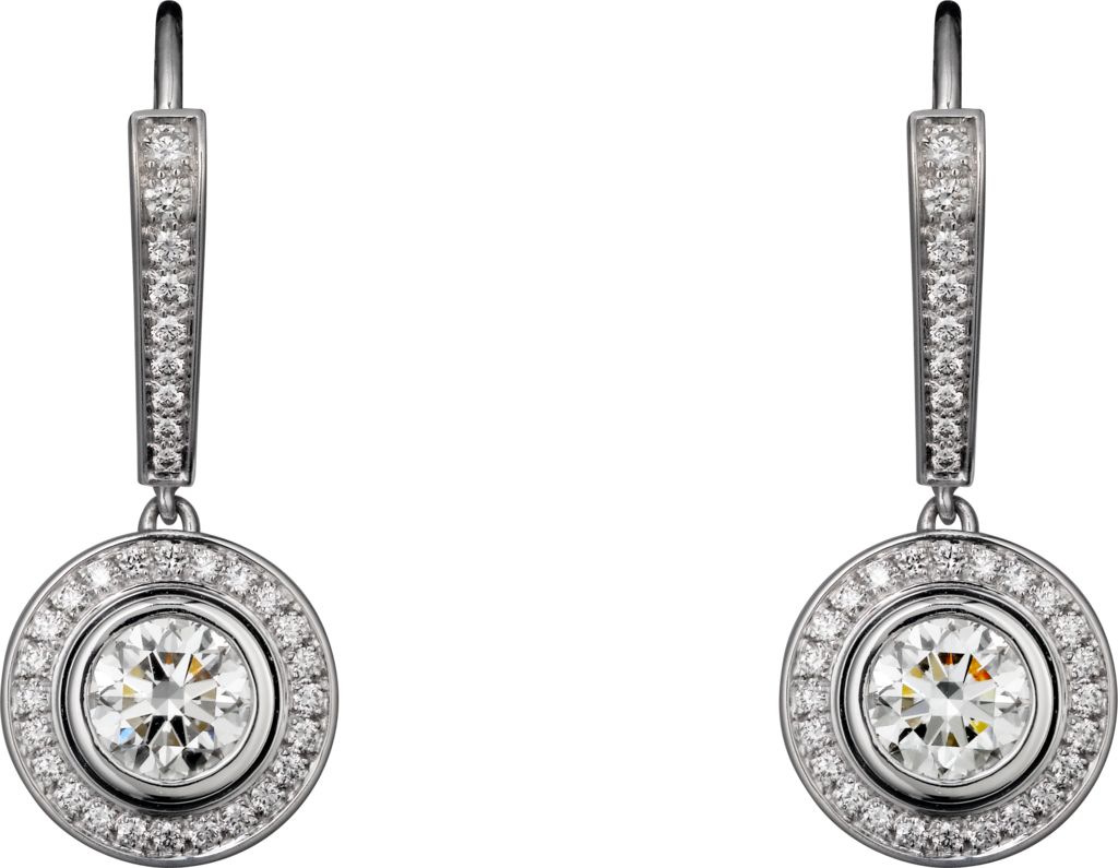 Cartier d'Amour earringsWhite gold, diamonds