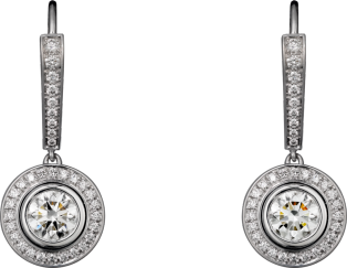Cartier d'Amour earrings White gold, diamonds