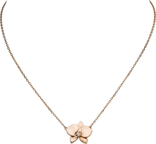 Caresse d'Orchidées par Cartier necklace Rose gold, diamond