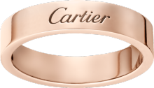 C de Cartier wedding ring Rose gold