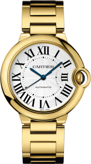 Reloj Ballon Bleu de Cartier 36 mm, movimiento automático, oro amarillo