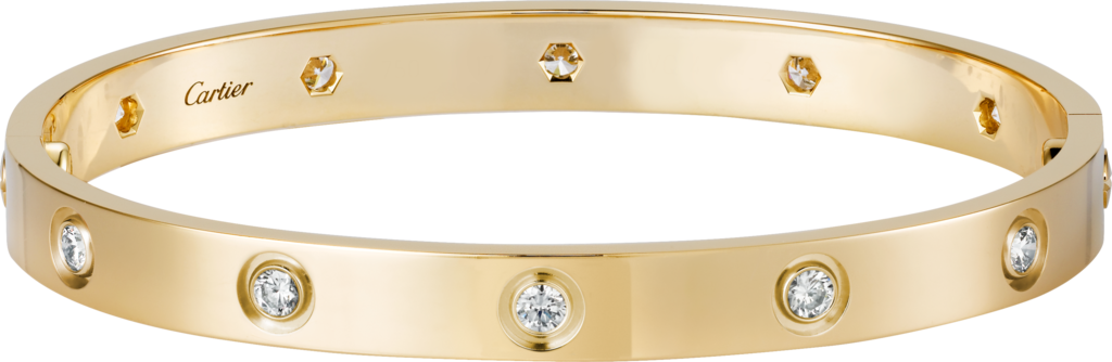 CRB6040517 - LOVE bracelet, 10 diamonds 