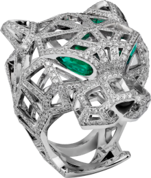 cartier jaguar ring diamonds