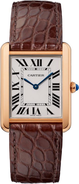 cartier tank solo leather