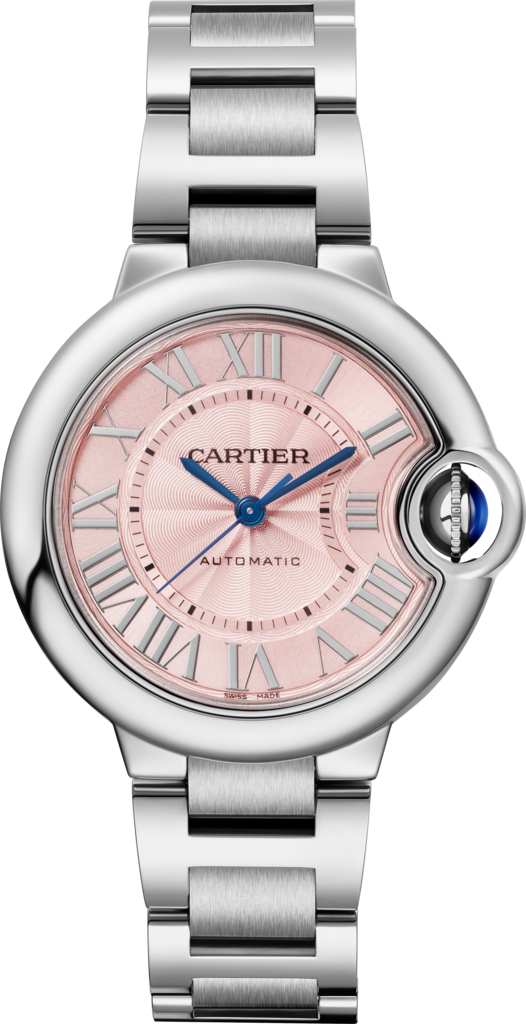 Ballon Bleu de Cartier watch33 mm, mechanical movement with automatic winding, steel
