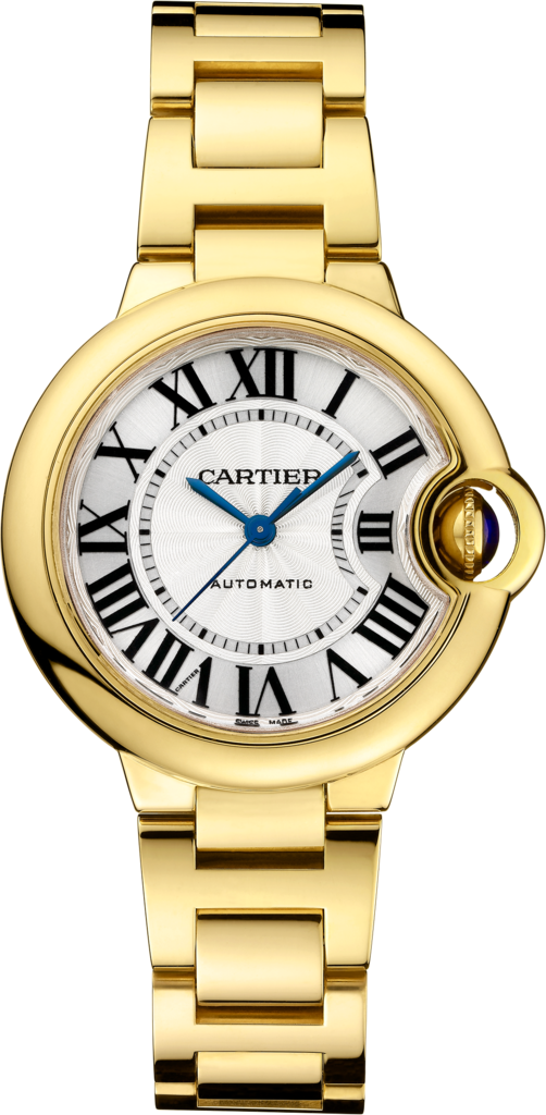 Ballon Bleu de Cartier watch33 mm, mechanical movement with automatic winding, yellow gold
