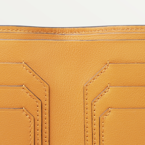 Must de Cartier Small Leather Goods, compact wallet Terracotta calfskin