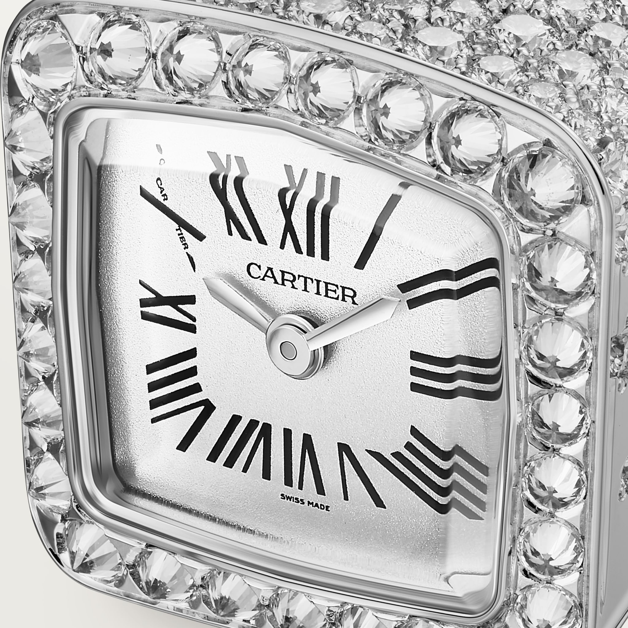 Reloj Reflection de Cartier (Tamaño 15)Cuarzo, oro blanco, diamantes