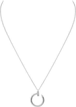 cartier diamond nail necklace