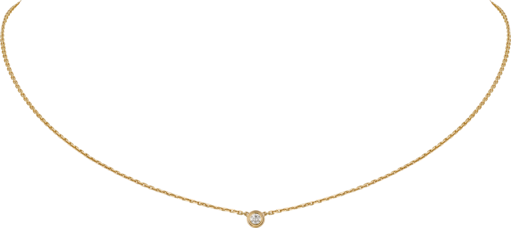 Cartier d'Amour necklace XSYellow gold, diamond
