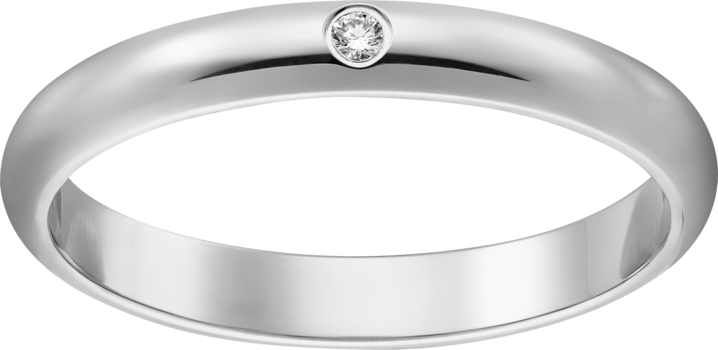 1895 wedding ringPlatinum, diamond