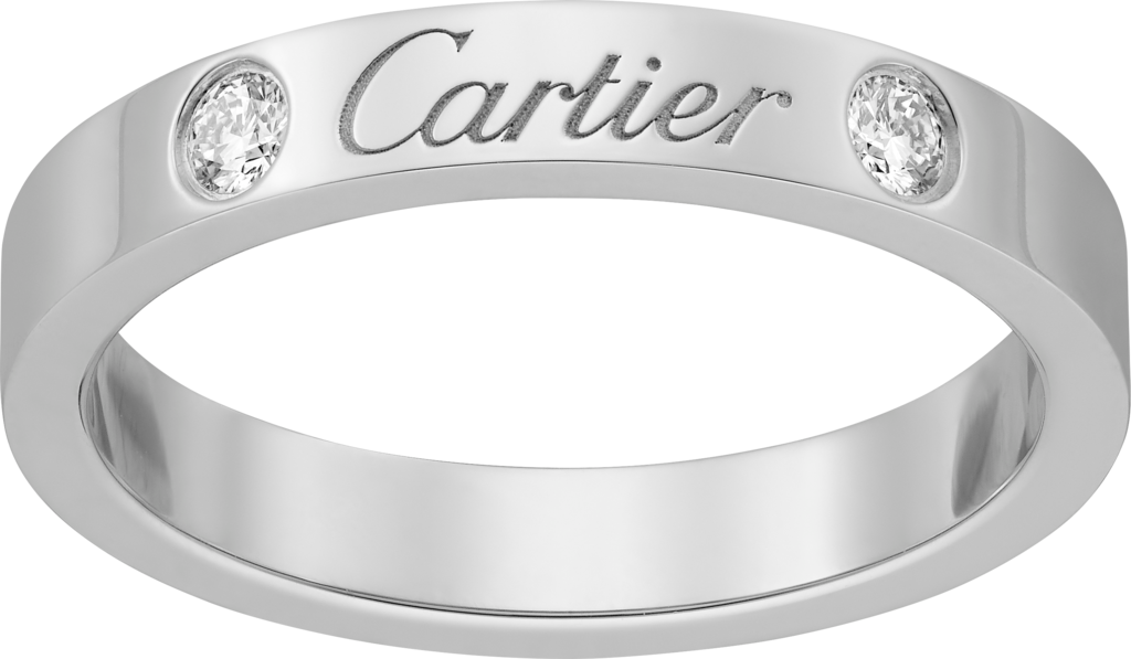 C de Cartier wedding ringPlatinum, diamonds