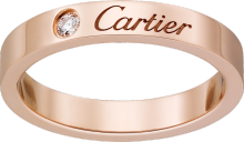 cartier rose gold rings
