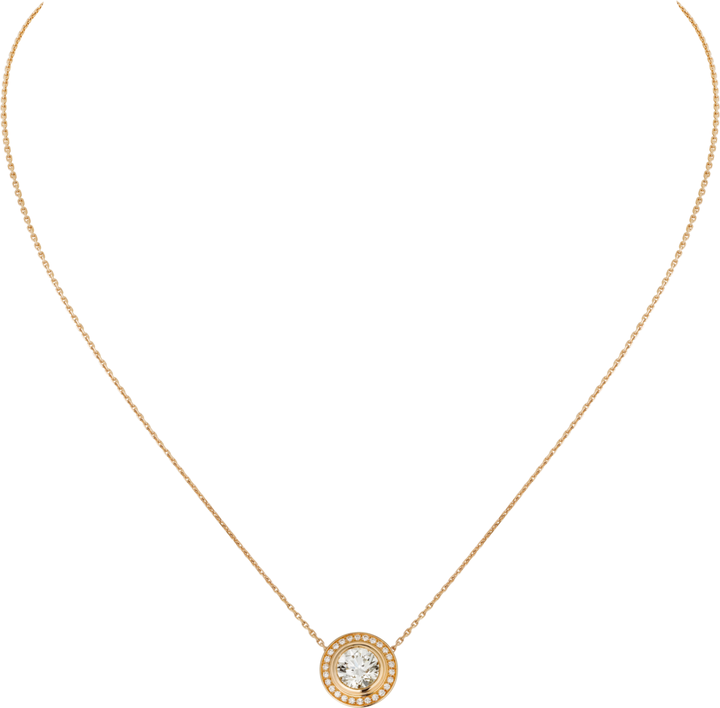 Cartier d'Amour necklaceRose gold, diamonds