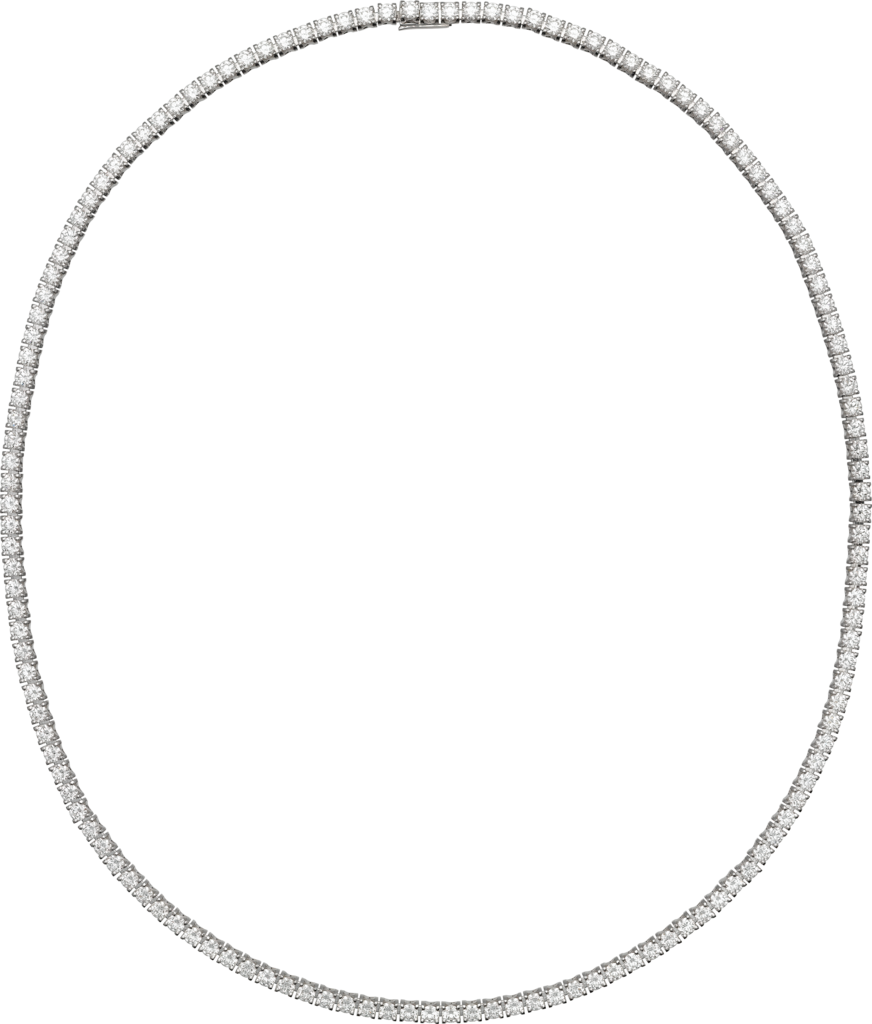 Collar Essential LinesOro blanco, diamantes