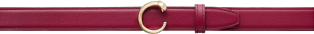 Panthère de Cartier belt Cherry red cowhide, golden-finish buckle