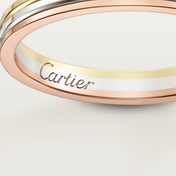 Vendôme Louis Cartier Wedding Band White gold, rose gold, yellow gold