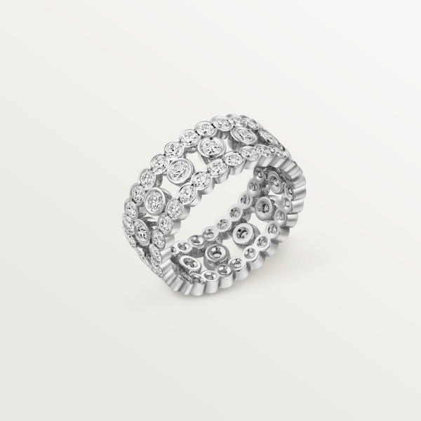 Anillo Broderie de Cartier Oro blanco, diamantes