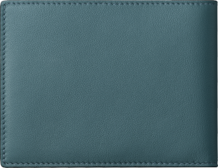 Six-credit card wallet, Must de Cartier Steel grey calfskin, palladium finish