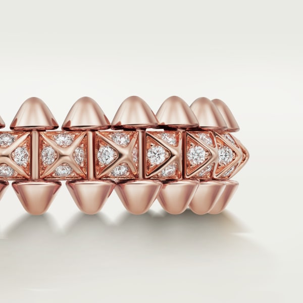 Anillo Clash de Cartier Oro rosa, diamantes