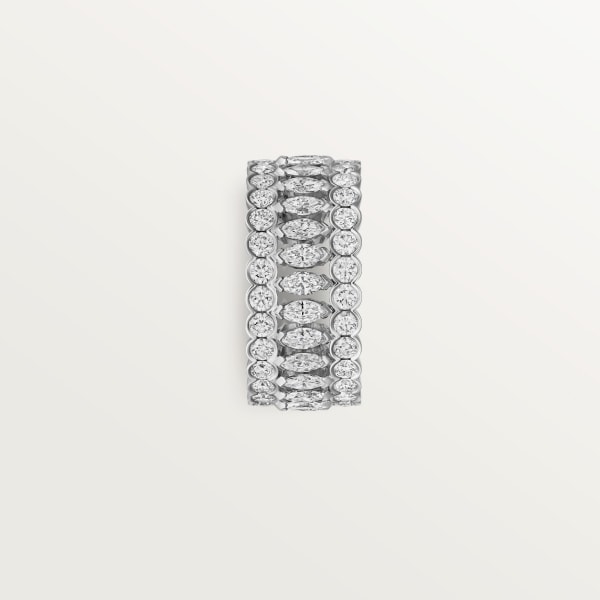 Anillo Broderie de Cartier Oro blanco, diamantes