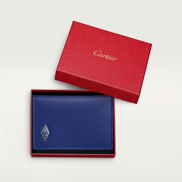 Four-credit card holder, Cartier Losange Grained ink calfskin