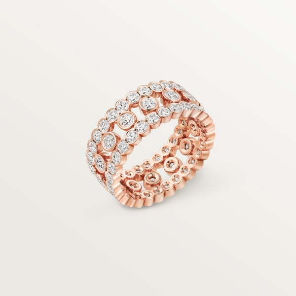 Anillo Broderie de Cartier Oro rosa, diamantes