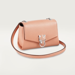 Bolso de cadena tamaño micro, Panthère de Cartier Piel de becerro blush, acabado paladio