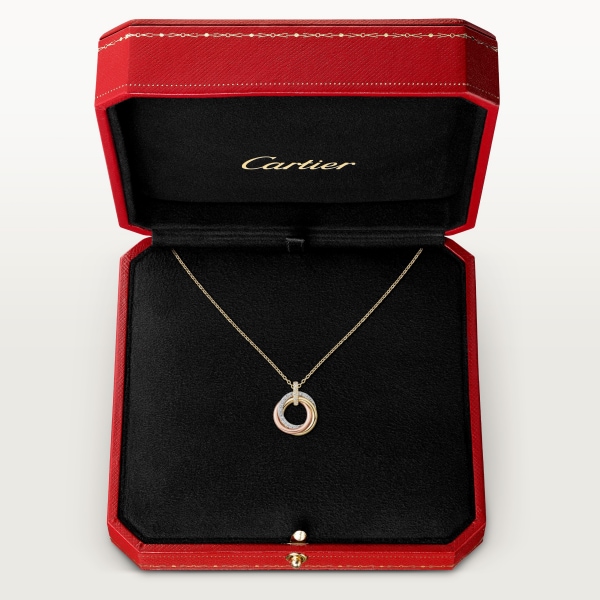 Trinity necklace White gold, yellow gold, rose gold, diamonds